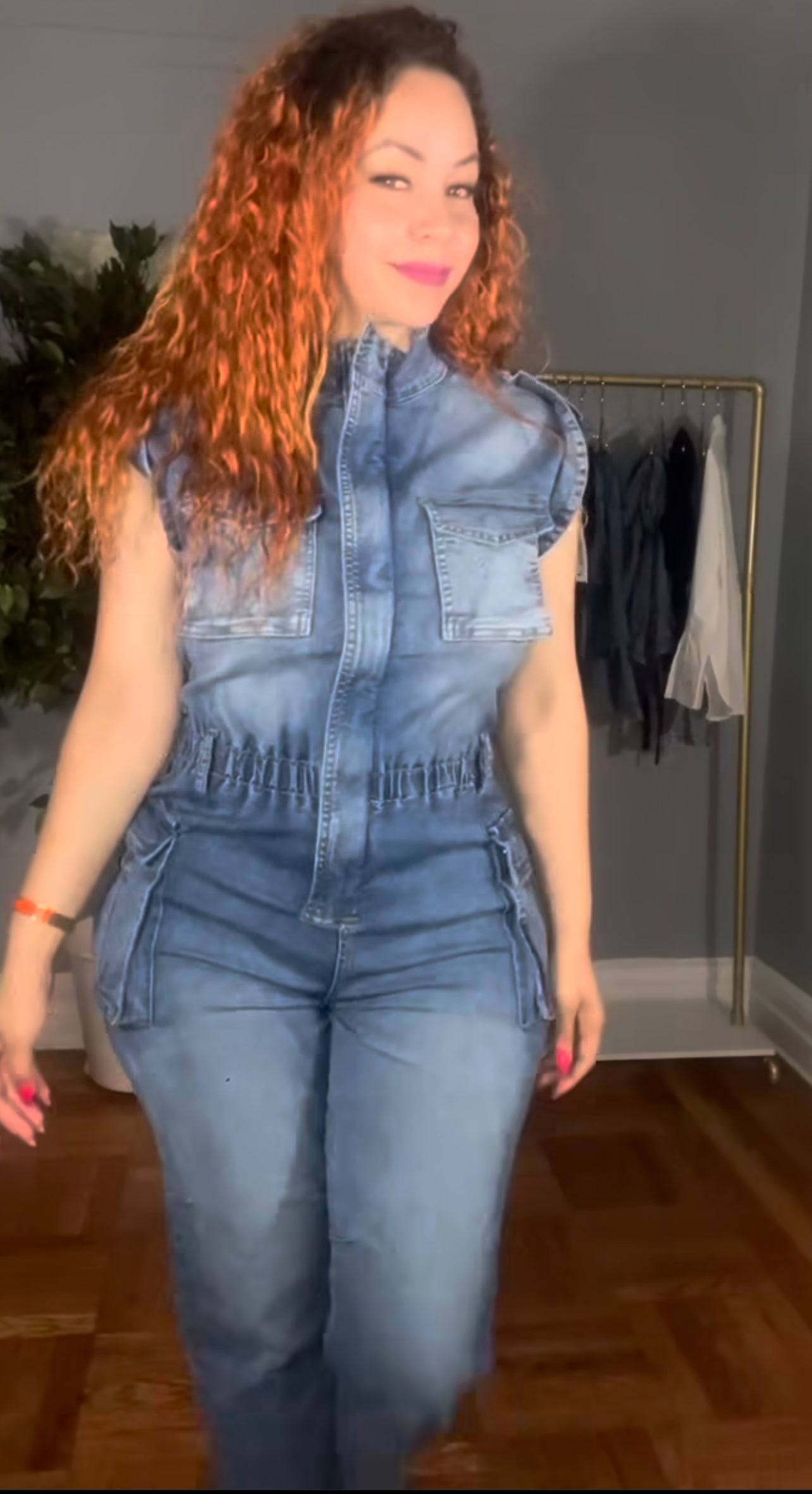 Enterizo cargo Jeans