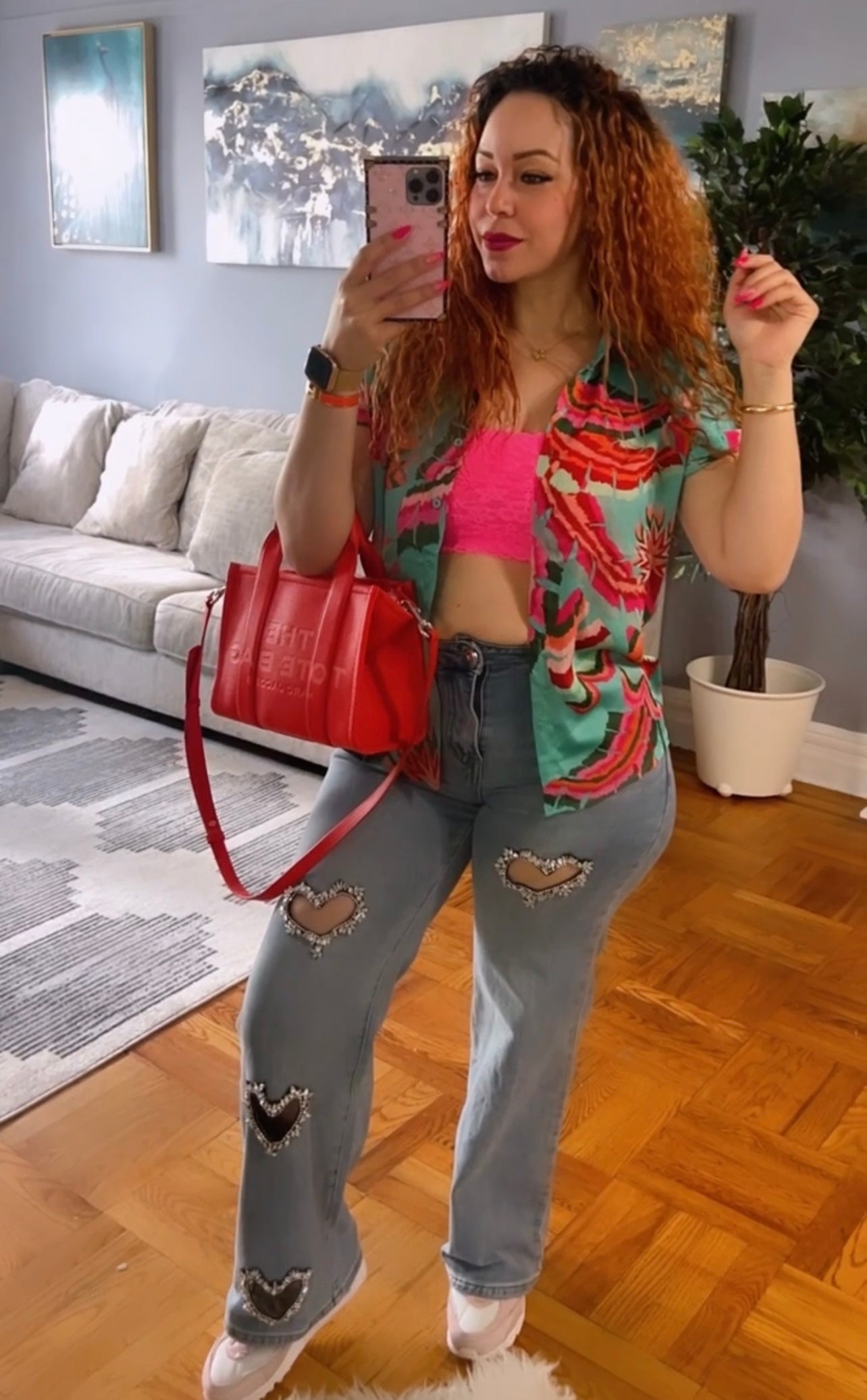 Pantalón de corazones
