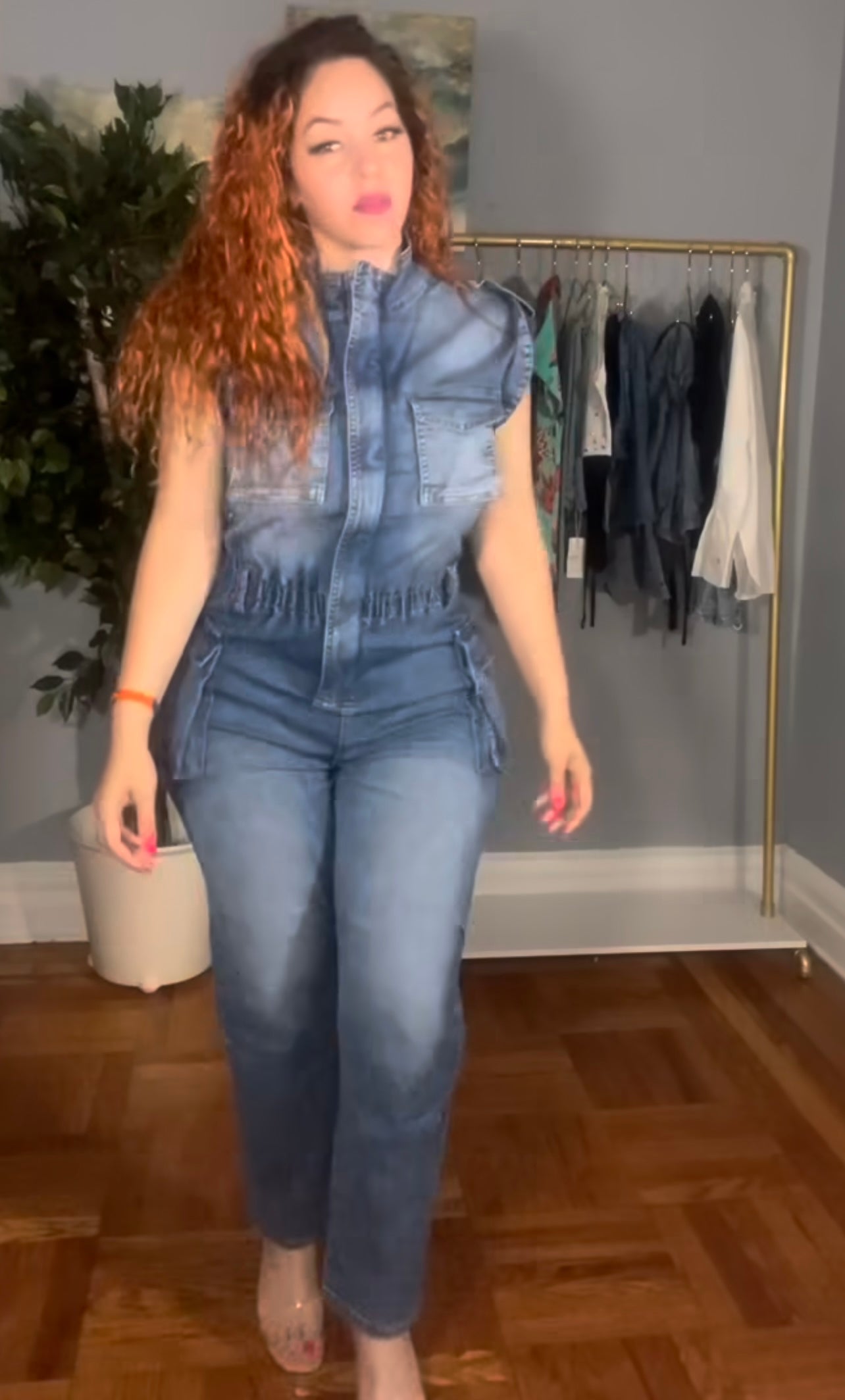 Enterizo cargo Jeans