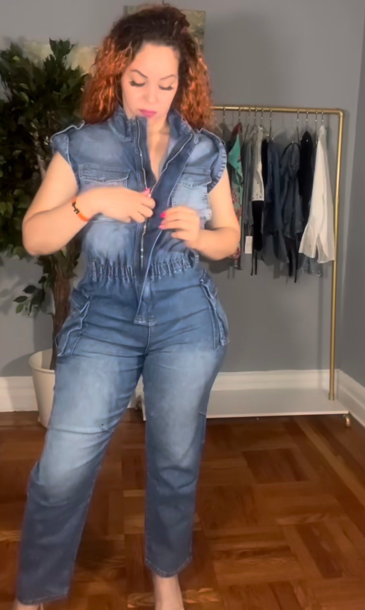 Enterizo cargo Jeans