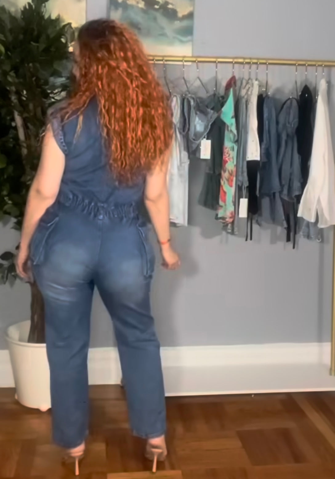 Enterizo cargo Jeans