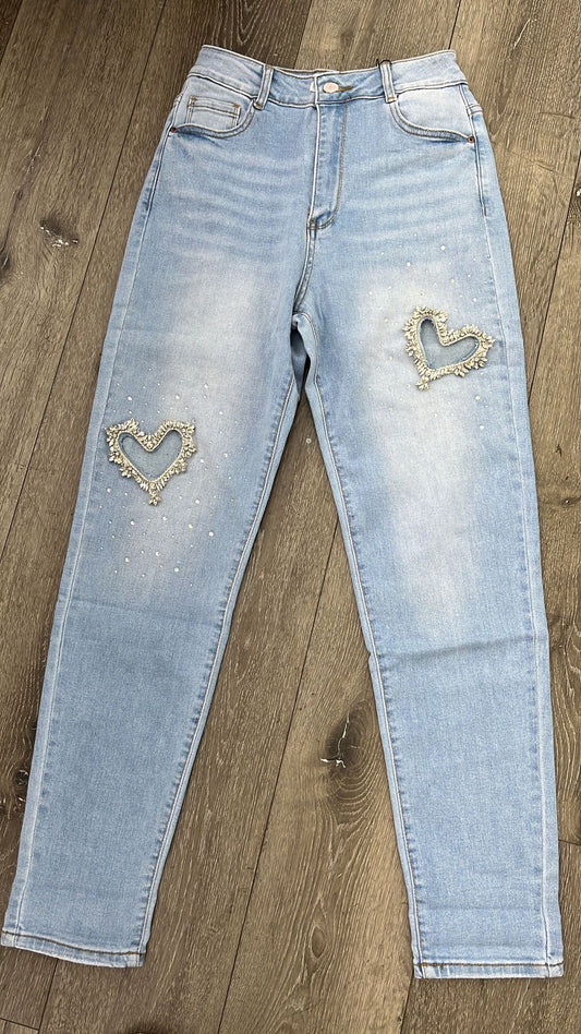 Skinny Jeans de corazónes